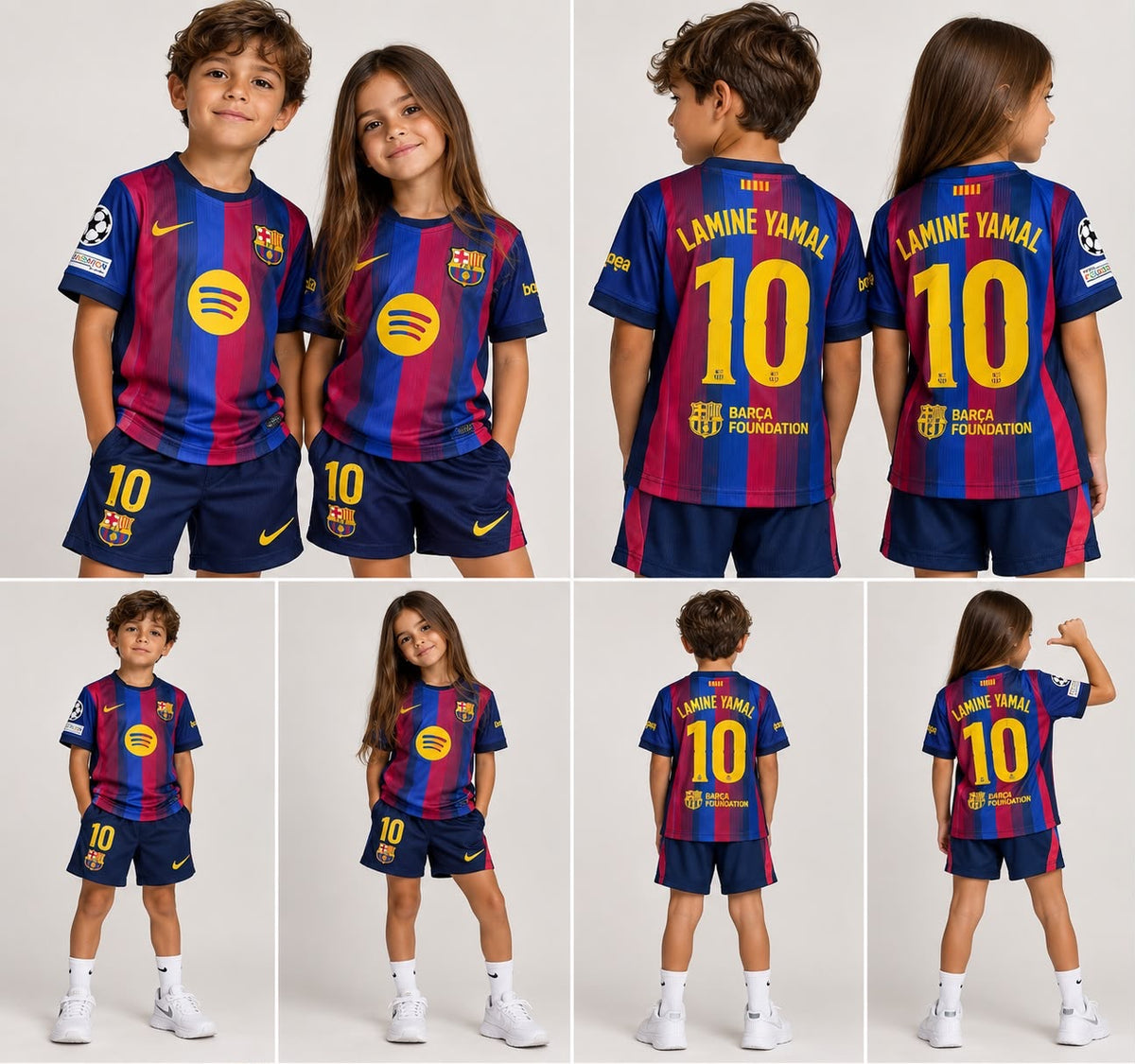 FC BARCELONA ( HOME KIT niños )
